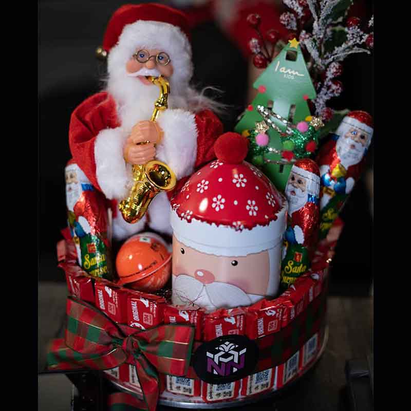 باکس هدیه کریسمس مدل بابانوئل