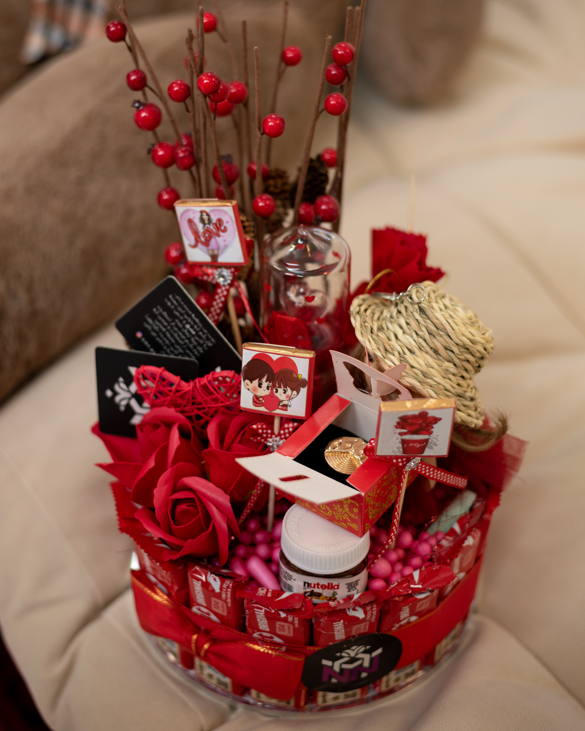 RedLush Romance Box | پک عاشقانه قرمز برای...